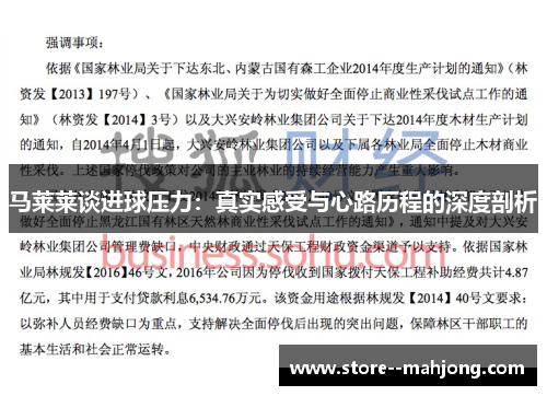 马莱莱谈进球压力：真实感受与心路历程的深度剖析